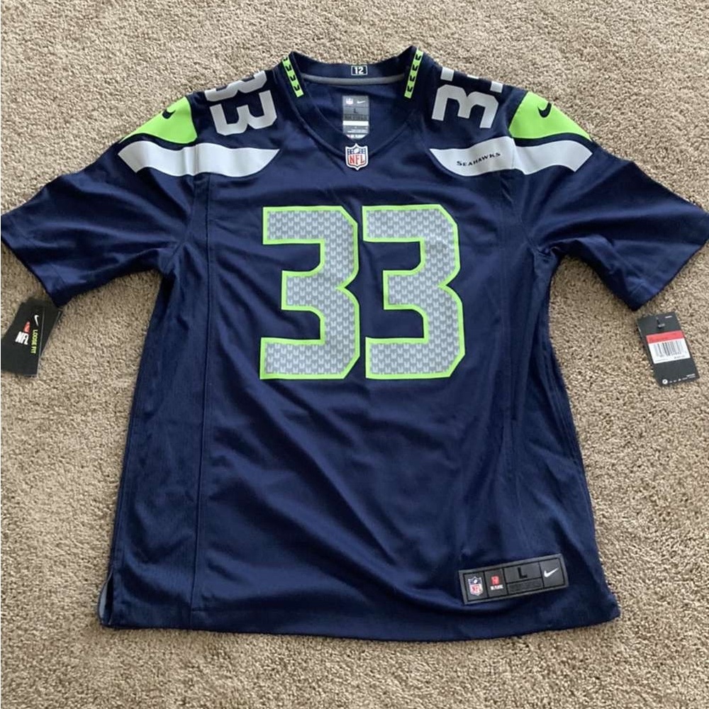 SEAHAWKS AUTHENTIC JERSEY(Adam)